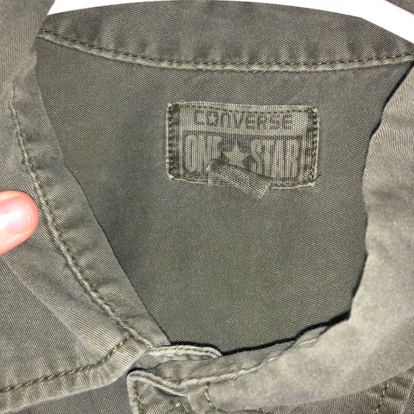 Olive button up - Picture 4 of 4